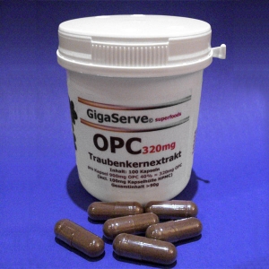 OPC 320 mg - ekstrakt z pestek winogron  100 kaps.